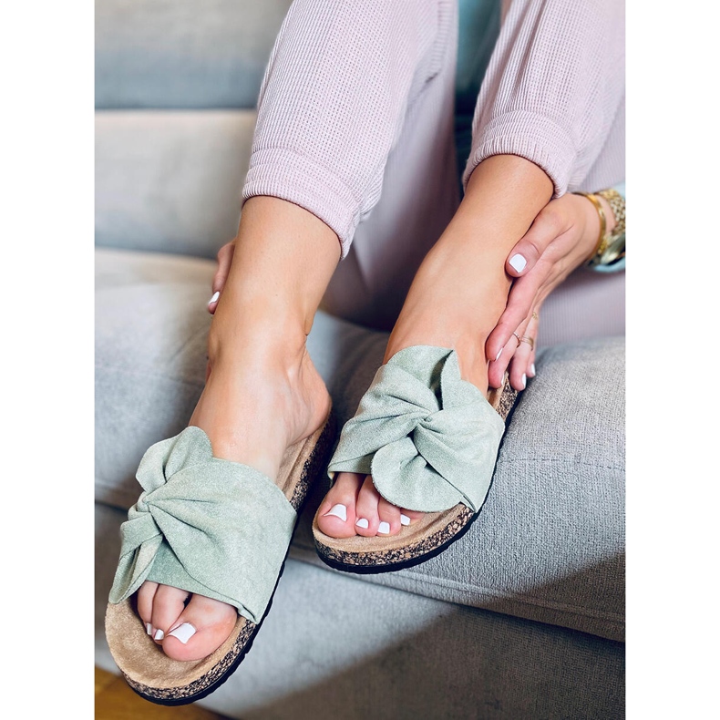 Dakota Green cork slides 1