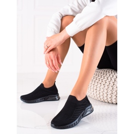 DK Comfortable Slip-On Sports Shoes black 2