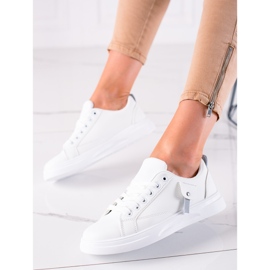 White sports sneakers 1