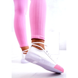 Material Sneakers Big Star JJ274111 White sneakers 3
