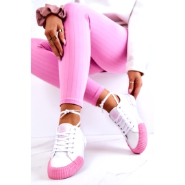 Material Sneakers Big Star JJ274111 White sneakers 4