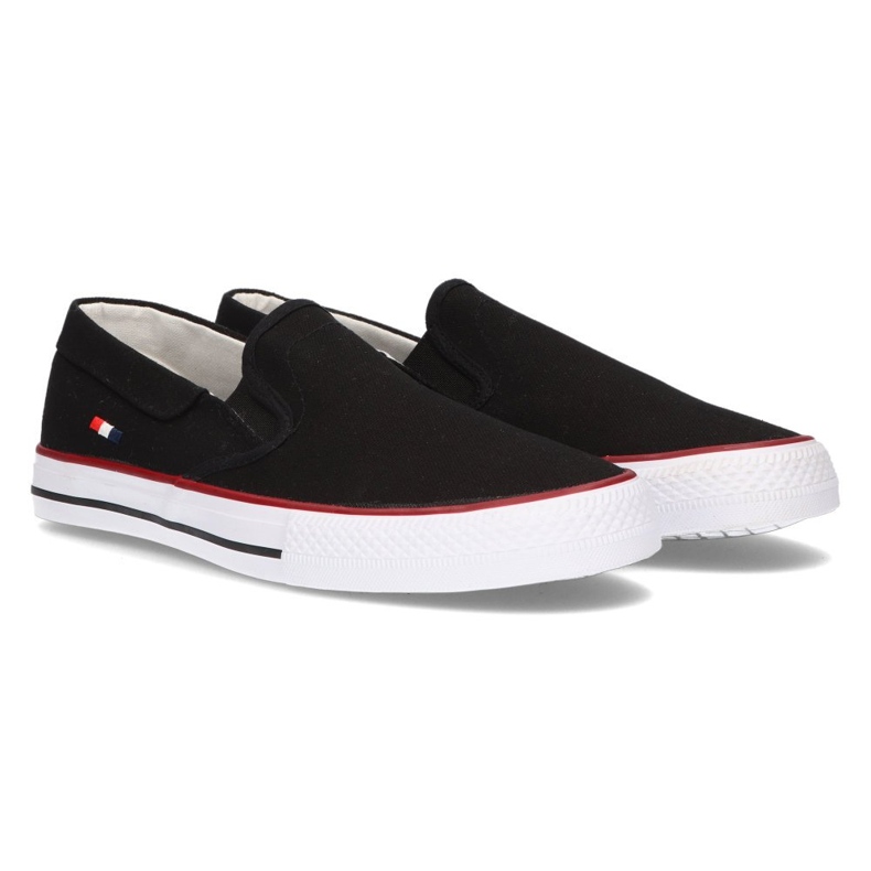 Black Slip-on Sneakers Filippo Mtn210 / 21 BK 5
