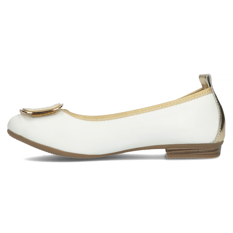 Leather shoes with decoration Filippo DP3661/22 Wh white 3