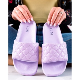 Cm Paris Purple flip flops 1