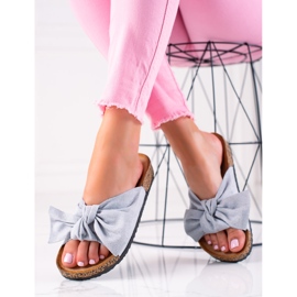 Comfortable stylish flip-flops blue 2