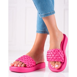 Mannika Slippers On The Platform pink 1