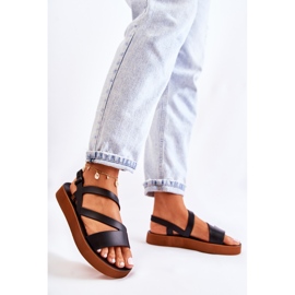 Women's rubber sandals ZAXY JJ285052 Black 1