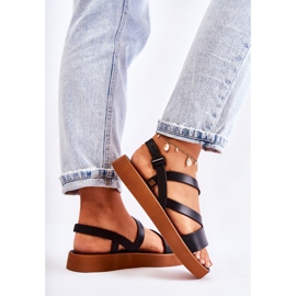 Women's rubber sandals ZAXY JJ285052 Black 2