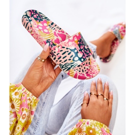 Fragrant Rubber Slippers ZAXY JJ285097 Pink-Green 1