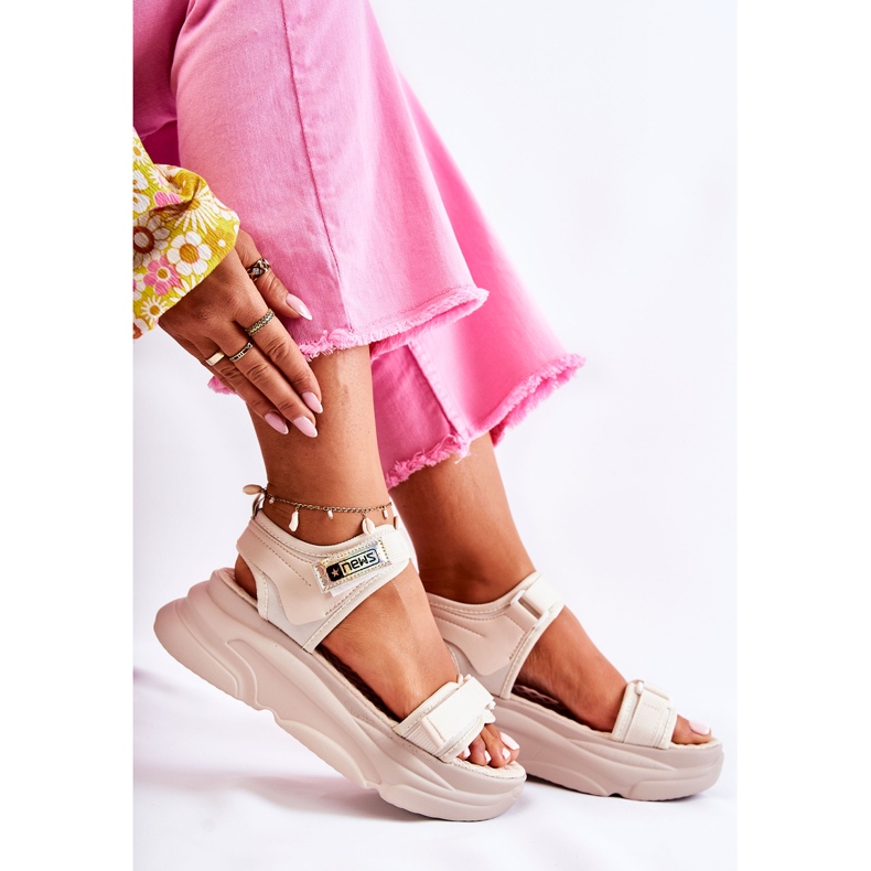 PE1 Women's Sandals On The Beige Terrina Platform 2 PE1 Women's Sandals On The Beige Terrina Platform 2