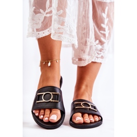 PE1 Women's Classic Slippers With Black Sherri Decoration 2