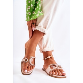 FS1 Women's Fashionable Beige Marsala Slippers 2 FS1 Women's Fashionable Beige Marsala Slippers 2