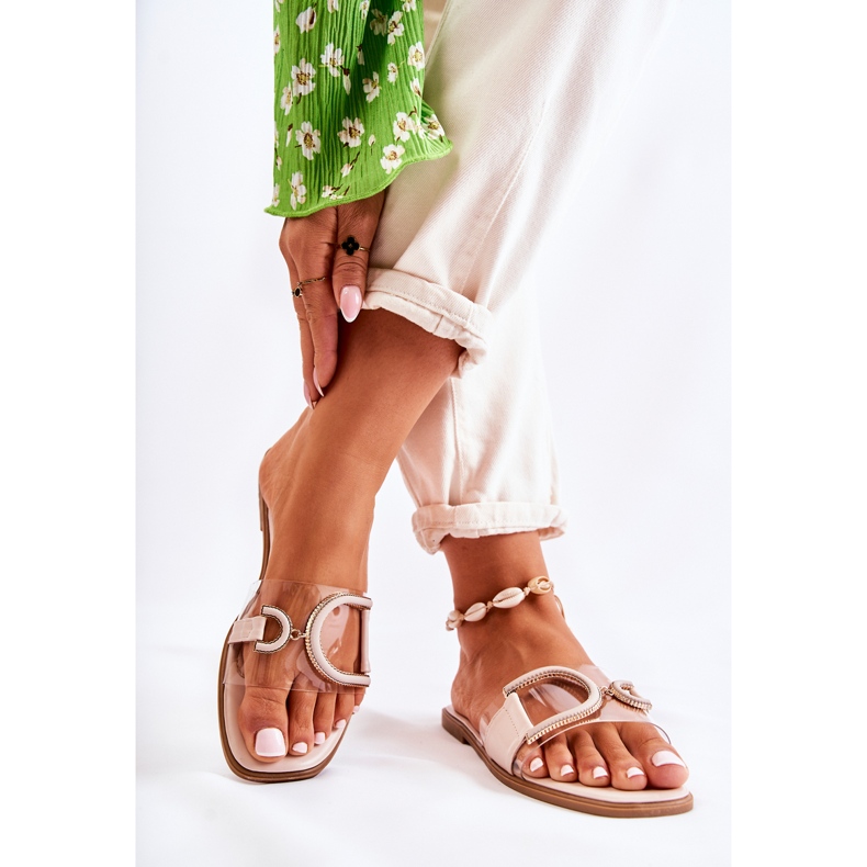 FS1 Women's Fashionable Beige Marsala Slippers 2 FS1 Women's Fashionable Beige Marsala Slippers 2