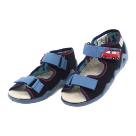 Befado yellow children's shoes 350P014 red navy blue blue 3