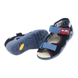 Befado yellow children's shoes 350P014 red navy blue blue 4