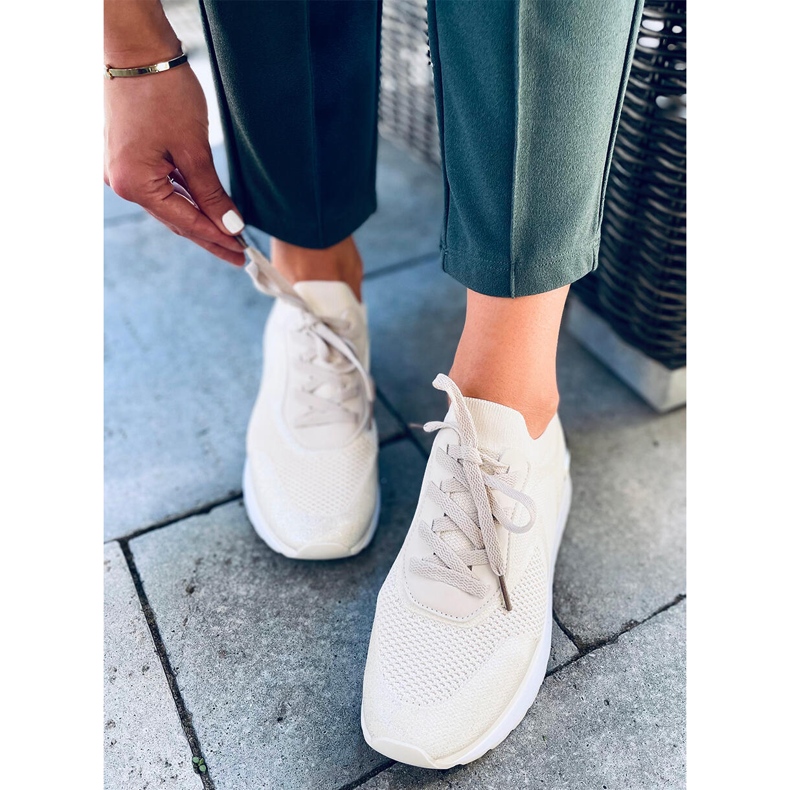 Remy Beige sock sneakers 1