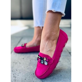 Loafers with Megara Fuchsia stones pink 1
