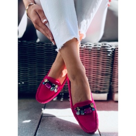 Loafers with Megara Fuchsia stones pink 2