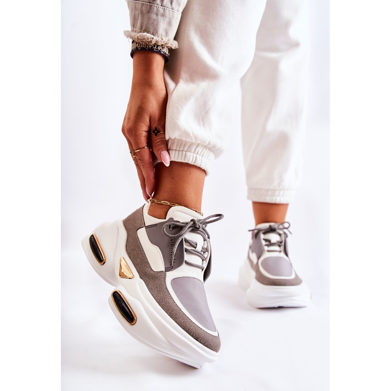 PS1 Women's Sport Sneakers White-Gray New Horizon grey 1 PS1 Women's Sport Sneakers White-Gray New Horizon grey 1