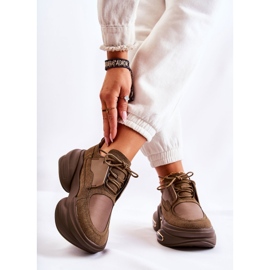 PS1 Women's sports sneakers Khaki New Horizon shoes brown 2 PS1 Women's sports sneakers Khaki New Horizon shoes brown 2