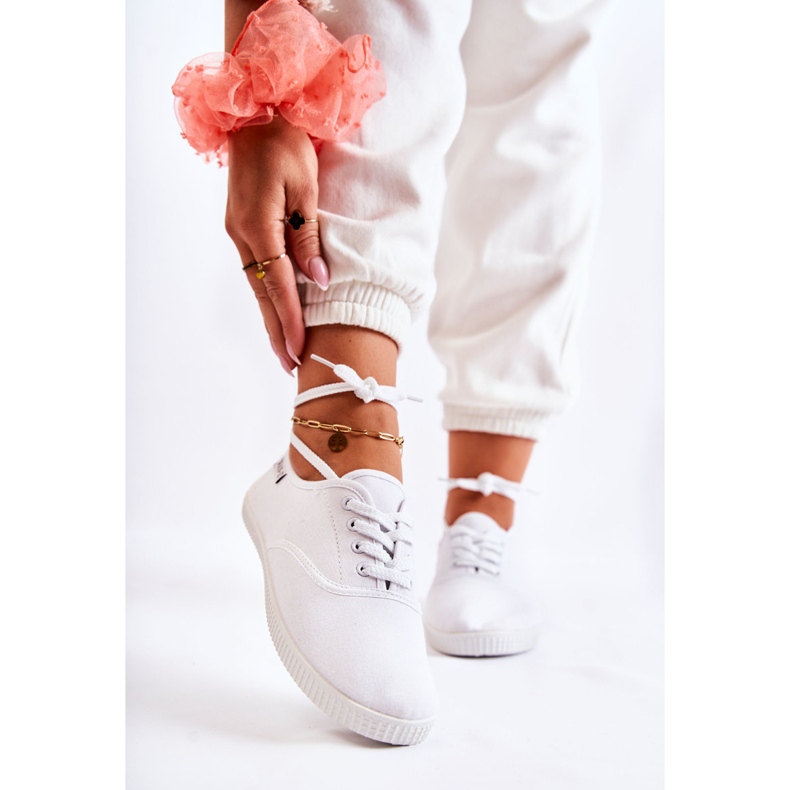 PE1 Women's Classic Sneakers White Dellis 2