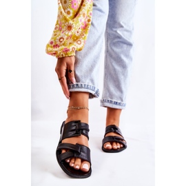 Comfortable Leather Women's Slippers Maciejka 05549-01 Black 2 Comfortable Leather Women's Slippers Maciejka 05549-01 Black 2