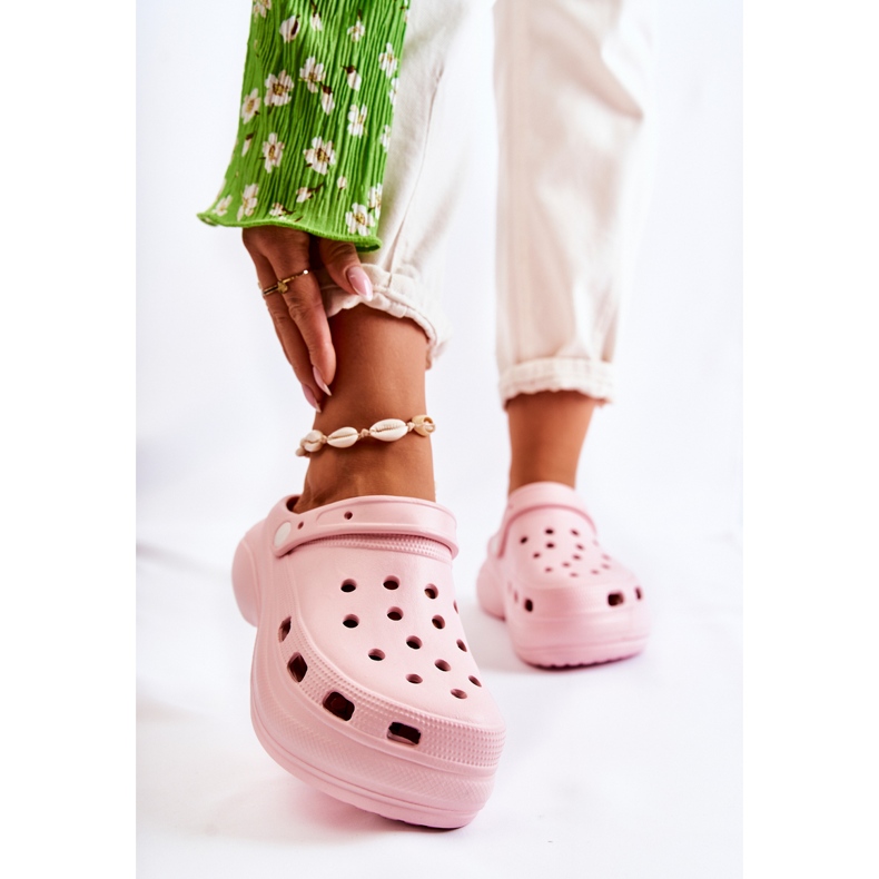 FS1 Women's Foam Slippers Crocs Pink Coline 1