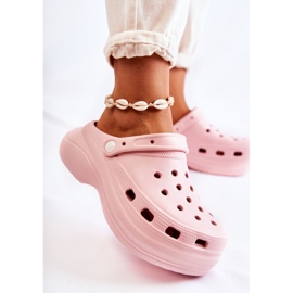 FS1 Women's Foam Slippers Crocs Pink Coline 2