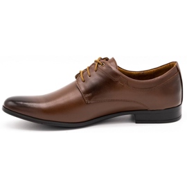 Olivier Men's formal leather shoes 263LU brown 1