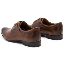 Olivier Men's formal leather shoes 263LU brown 5