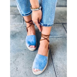 Andrina Blue women's espadrilles 2
