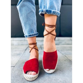 Andrina Red women's espadrilles 1
