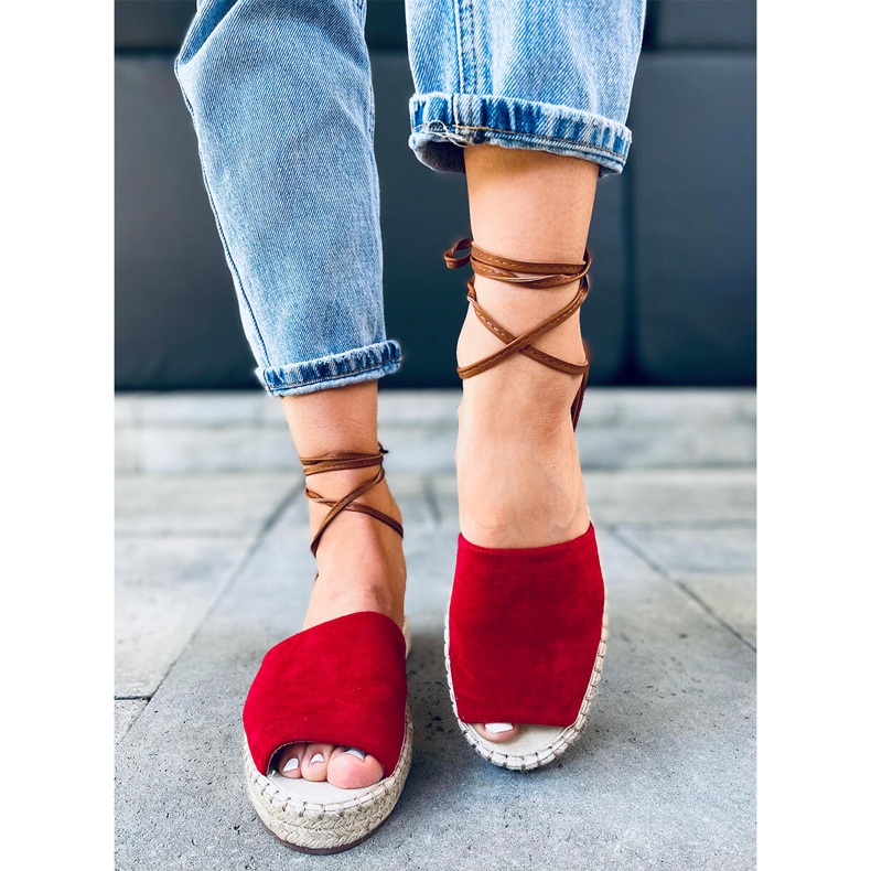 Andrina Red women's espadrilles 1
