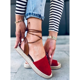 Andrina Red women's espadrilles 2