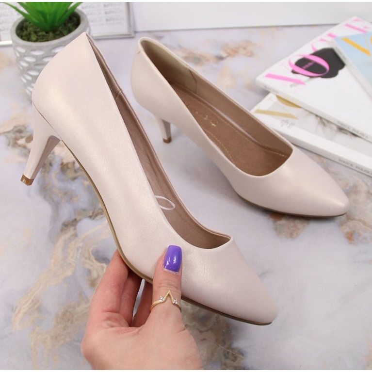 Pumps pin pearl beige W Sergio Leone 1