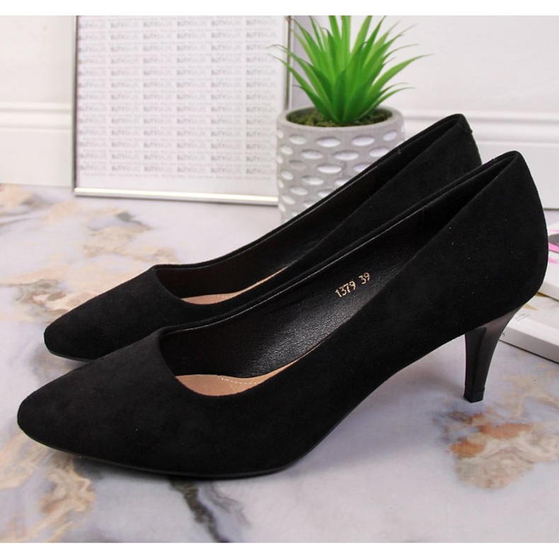 Pumps stilettos black suede W Sergio Leone 2
