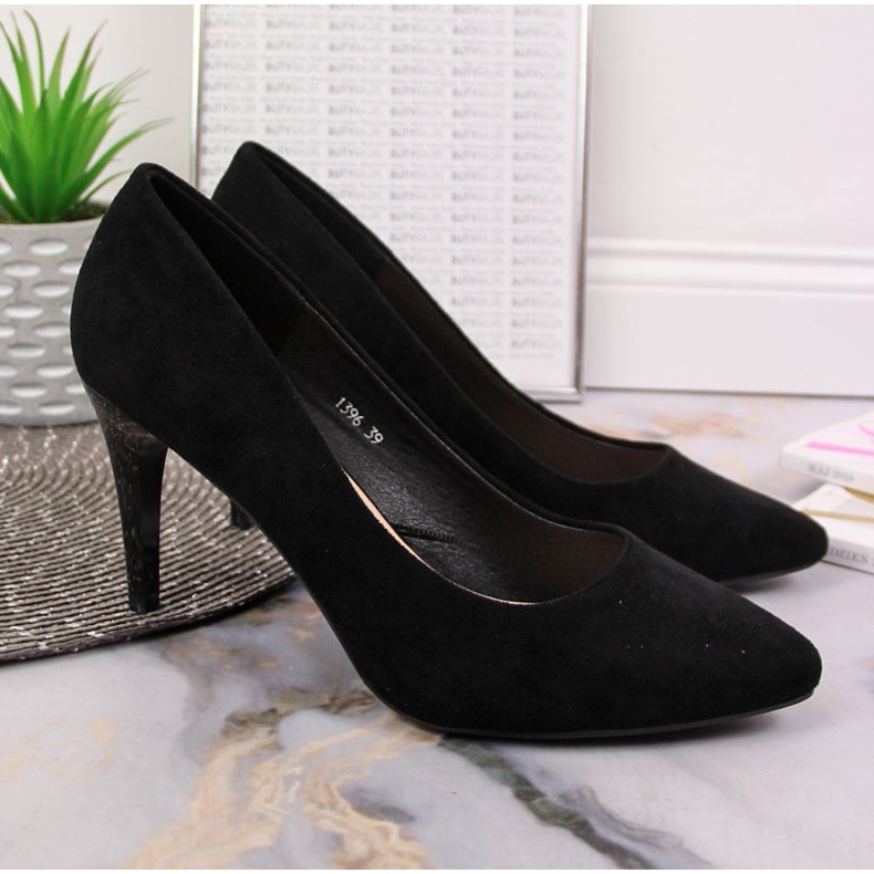 Pumps stilettos black suede W Sergio Leone 2