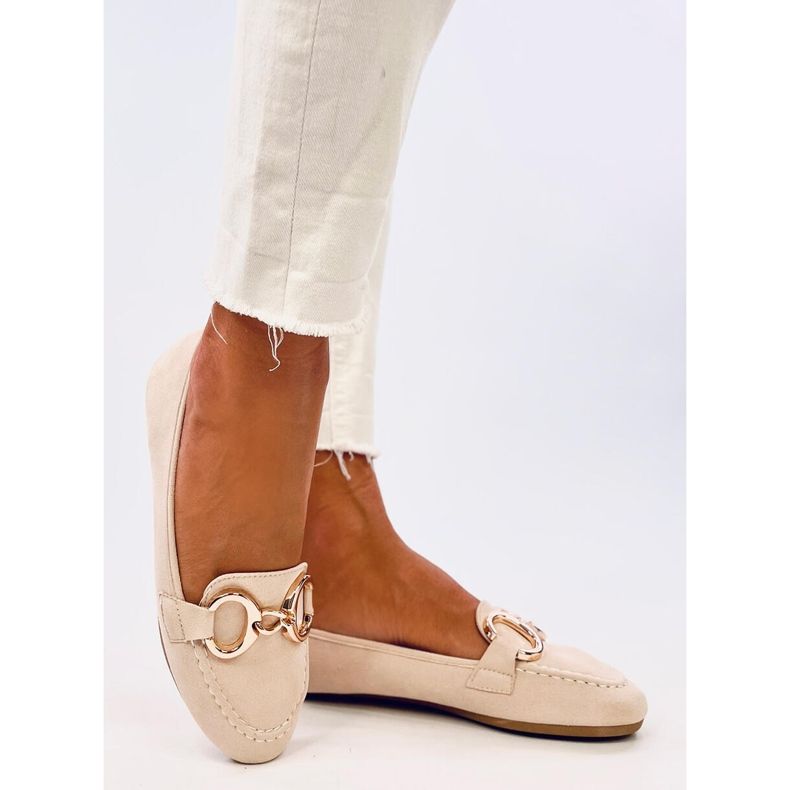 Porter Beige women's loafers 1