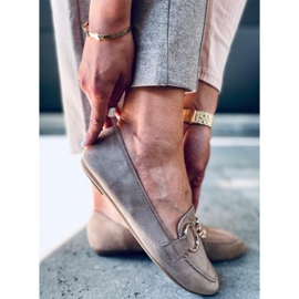 Porter Khaki women's loafers beige 2