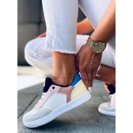 Izzie WHITE / YELLOW women's sneakers multicolored 1