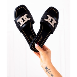 Seastar Elegant Slippers black 1