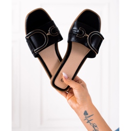 SHELOVET Classic black slippers 1 SHELOVET Classic black slippers 1