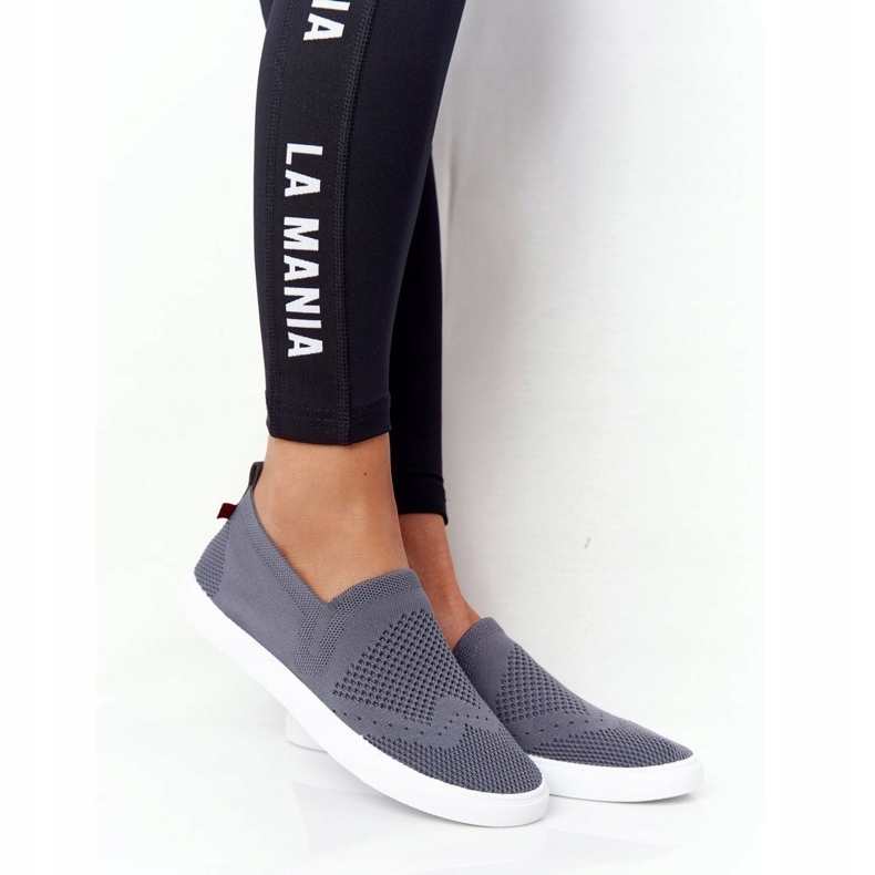 Women's Sneakers Slip-on Big Star FF274A607 Gray grey 1