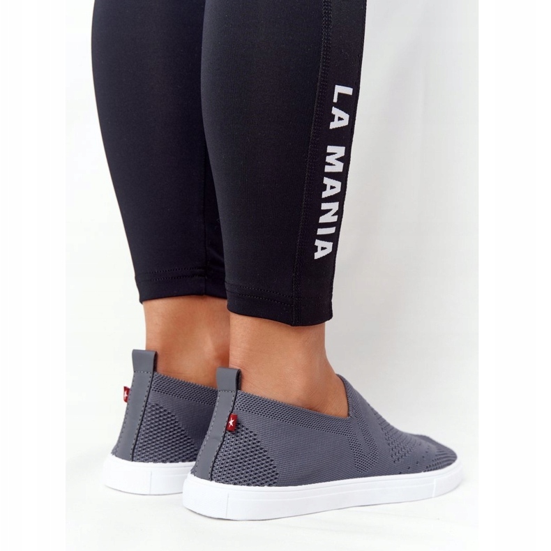 Women's Sneakers Slip-on Big Star FF274A607 Gray grey 3