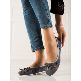 T.Sokolski Colorful Leather Ballerina multicolored 2 T.Sokolski Colorful Leather Ballerina multicolored 2