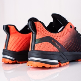 DK Sports shoes black orange 2
