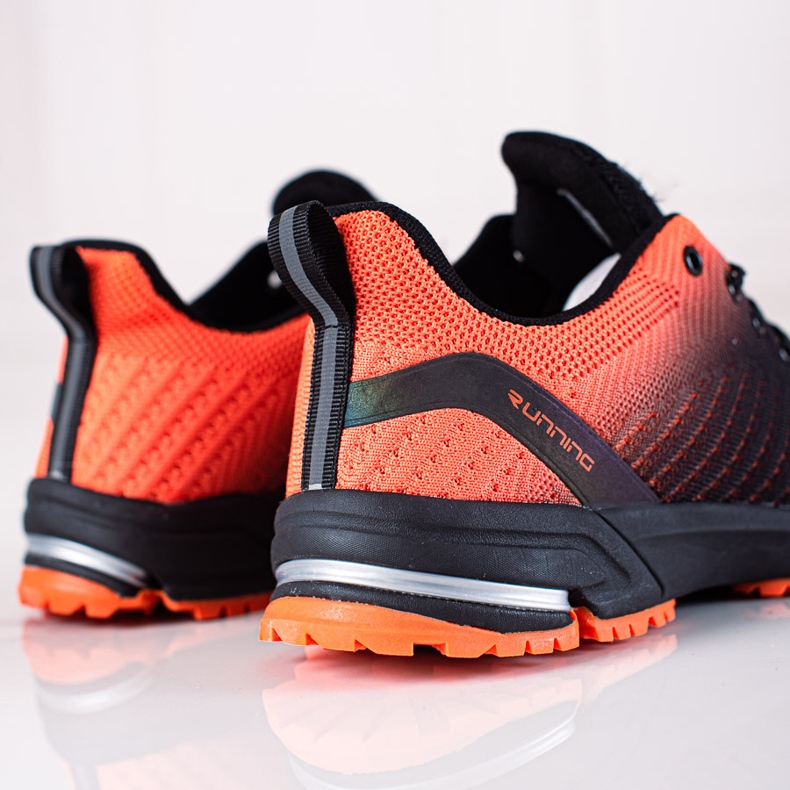 DK Sports shoes black orange 2