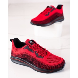 DK Men's sports shoes red 2