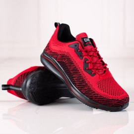 DK Men's sports shoes red 1