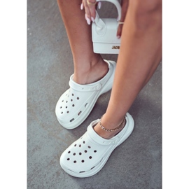 FS1 Women's Crooks' Foam Slippers White Coline 1